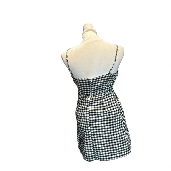 Ivy & Main women's size small black and white checkered spaghetti strap dress - Picture 3 of 4